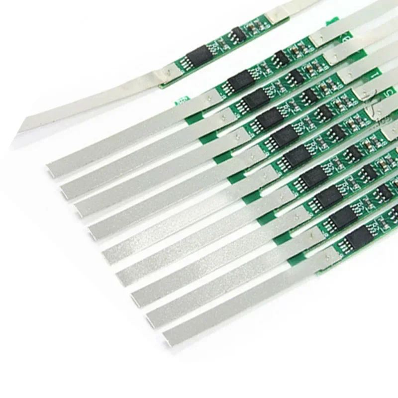 10/20/50/100Pcs Battery Lithium Protection Board With Nickel Strip Welding For 1S 3.7V Li-Ion Lithium Battery Tool Accessory