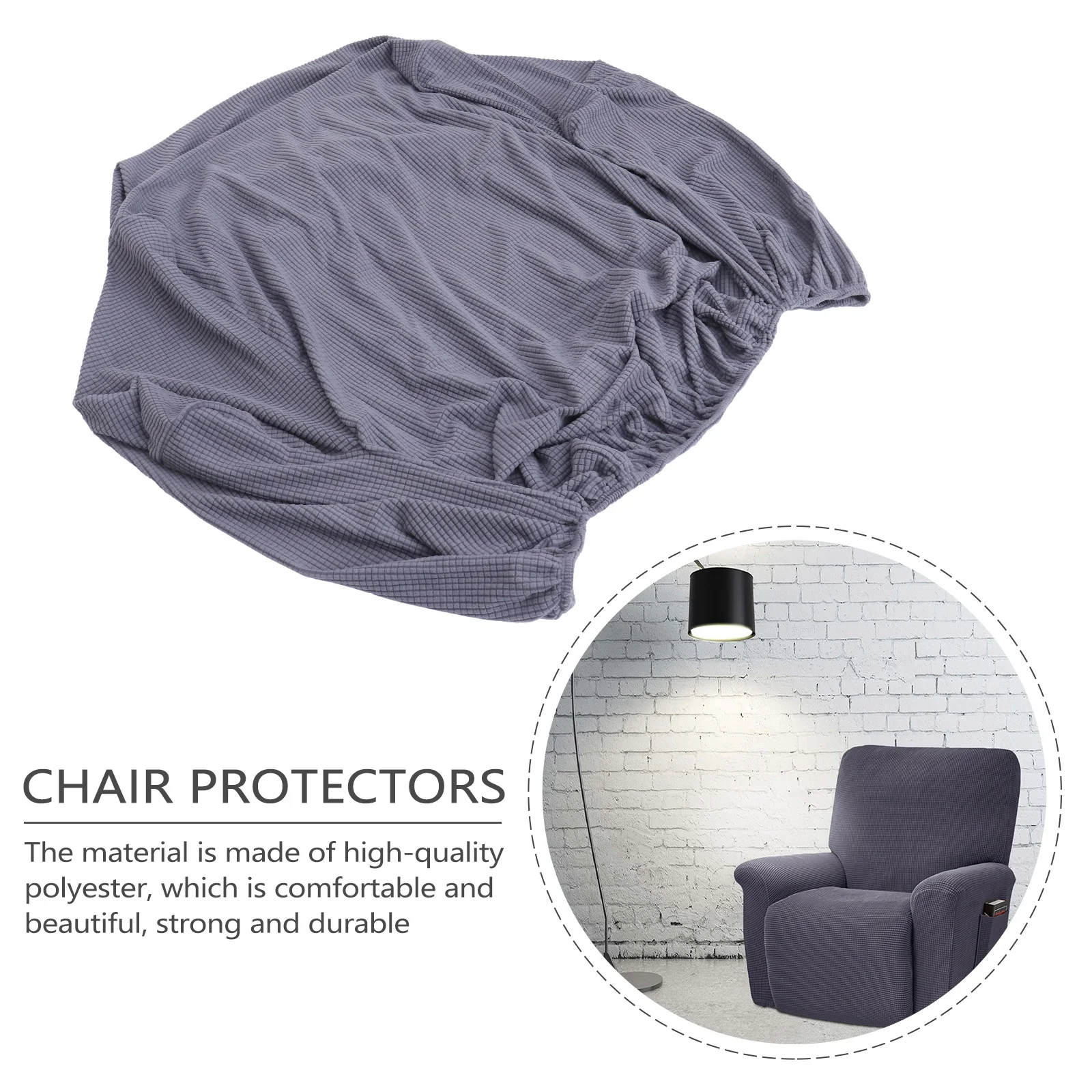

Massage Chair Cover Universal Stretchable Chocolate Polyester Armchair Slipcover for Home Recliner niture Washable Reusable