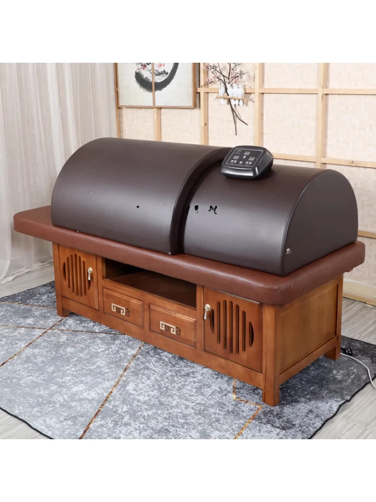 

Automatic Smoke-Free Moxibustion Physiotherapy Bed Whole Body Moxibustion Sweat Steaming Bed Massage Medicine Smoked Sweat Bed