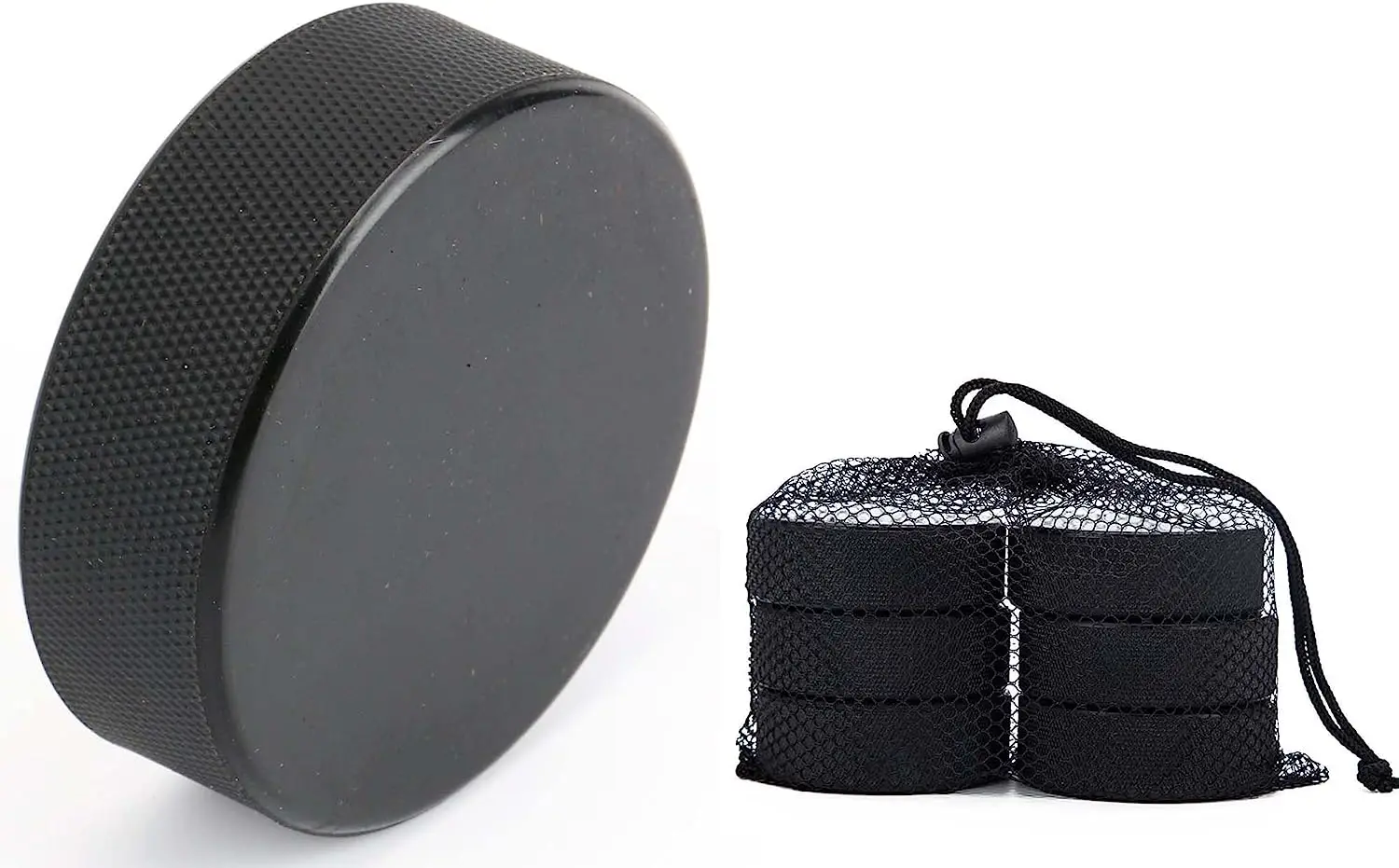 

1pcs Classic Black Ice Hockey Puck Convenient Environmental Friendly Sports Practice Ball