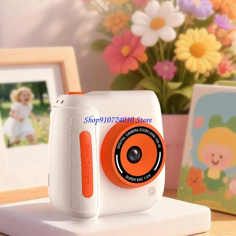 77hd Câmera digital impressão infantil com 1080p Vídeo 10x Zoom 2,4 polegadas Tela proteção ocular incorporada Bateria