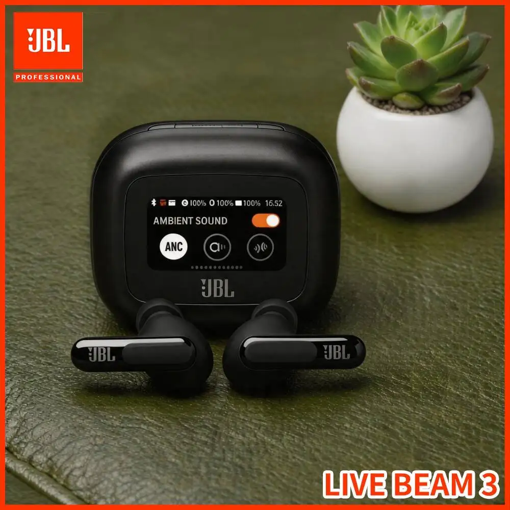 JBL LIVE BEAM3 Bluetooth5.3 True Wireless Earbuds Multi-Point Connection 48H Playtime IP55 Water Resistant Touch Control