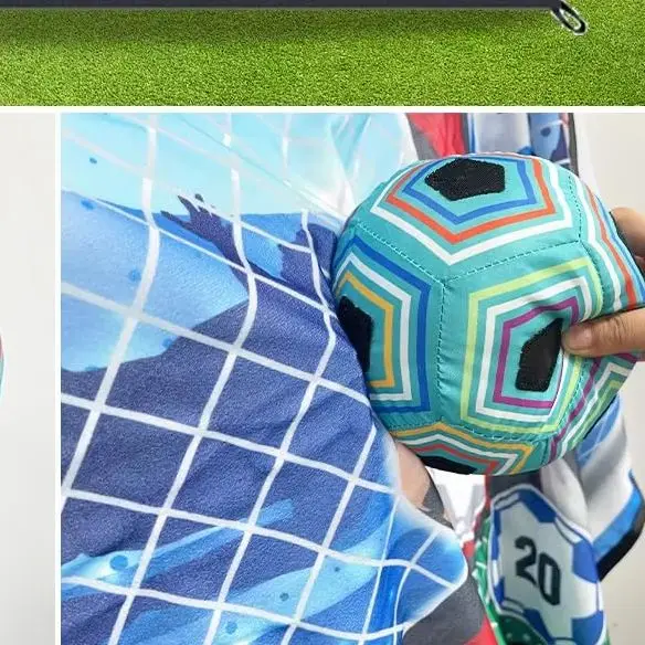 실내외 휴대용 축구 연습 훈련 매트 장난감 축구 슈팅 천 타겟 게임 매트 장난감 세트 파티 게임 어린이 선물