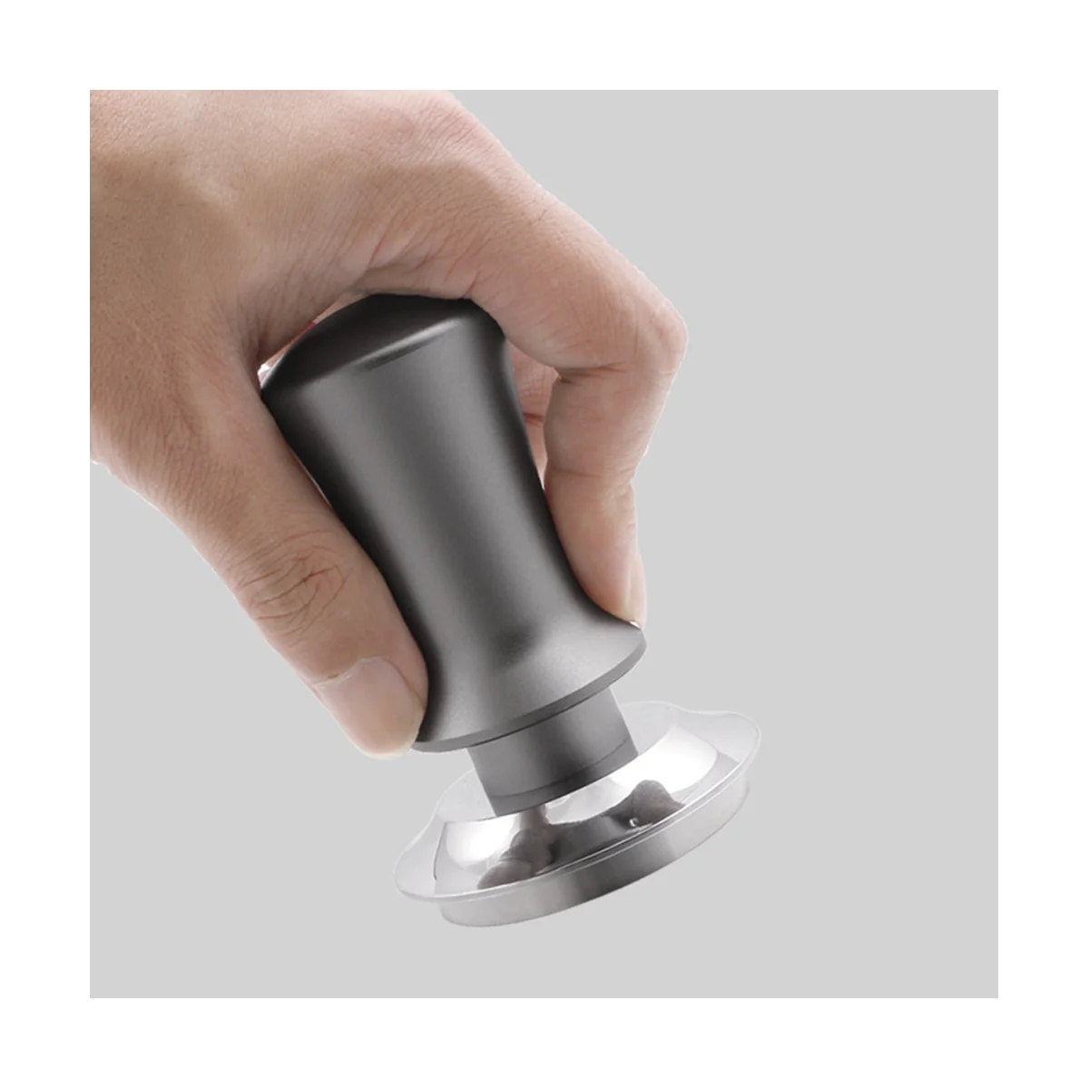 

53mm Coffee Tamper with Spring Loaded Flat Hand Tamper Fits for 54mm Portafilter Basket