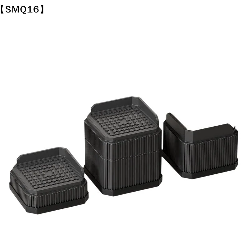 Adjustable-Height Square Furniture Risers: High Load-Bearing Triple Anti-Slip Ideal For Sofa Table And Chair Leg Protection【SMQ】 view 5