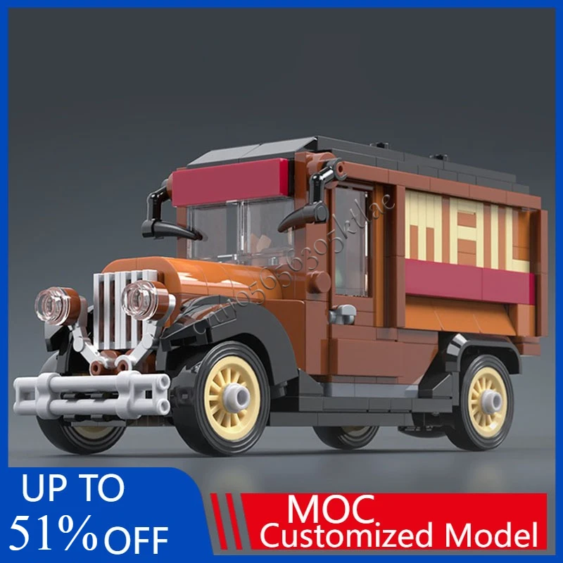 

353 шт. MOC городская транспортная серия почтовый грузовик строительные блоки модель DIY творческие технологии кирпичи игрушки детские праздничные подарки