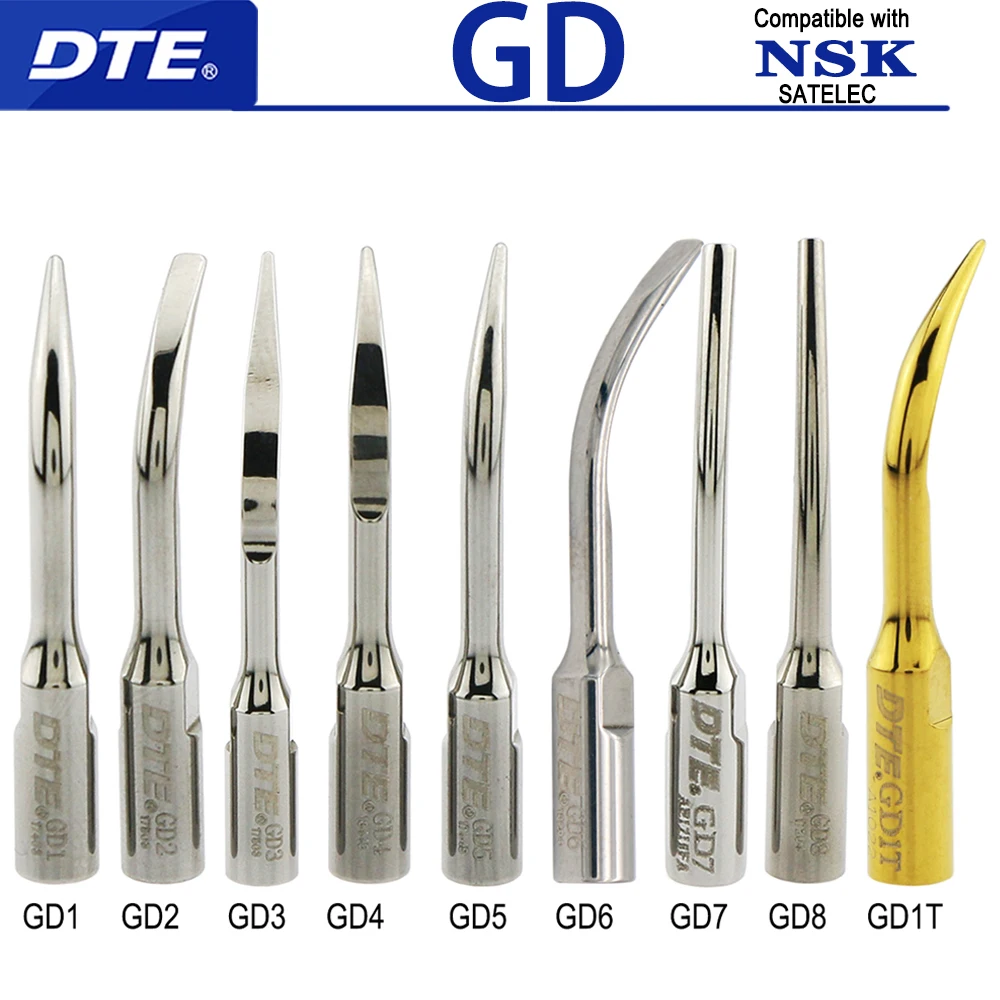 Woodpecker DTE Dental Ultrasonic Scaler Tips Scaling Tips Cavity Preparation Fit SATELEC NSK SATELEC ACTEON Medical Accessories