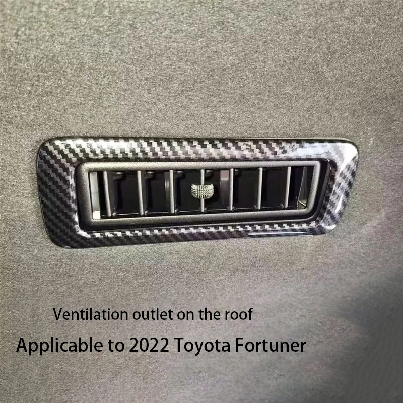 

For 2022 Toyota Fortuner Car Roof Air Outlet Decoration Sticker Interior Modification Accessory