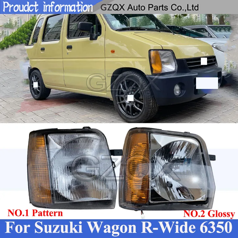 

CAPQX Front Bumper Head Light Head Lamp For Suzuki Wagon R-Wide 6350 2003-2006 Headlamp Headlight Front Turn Signal Light