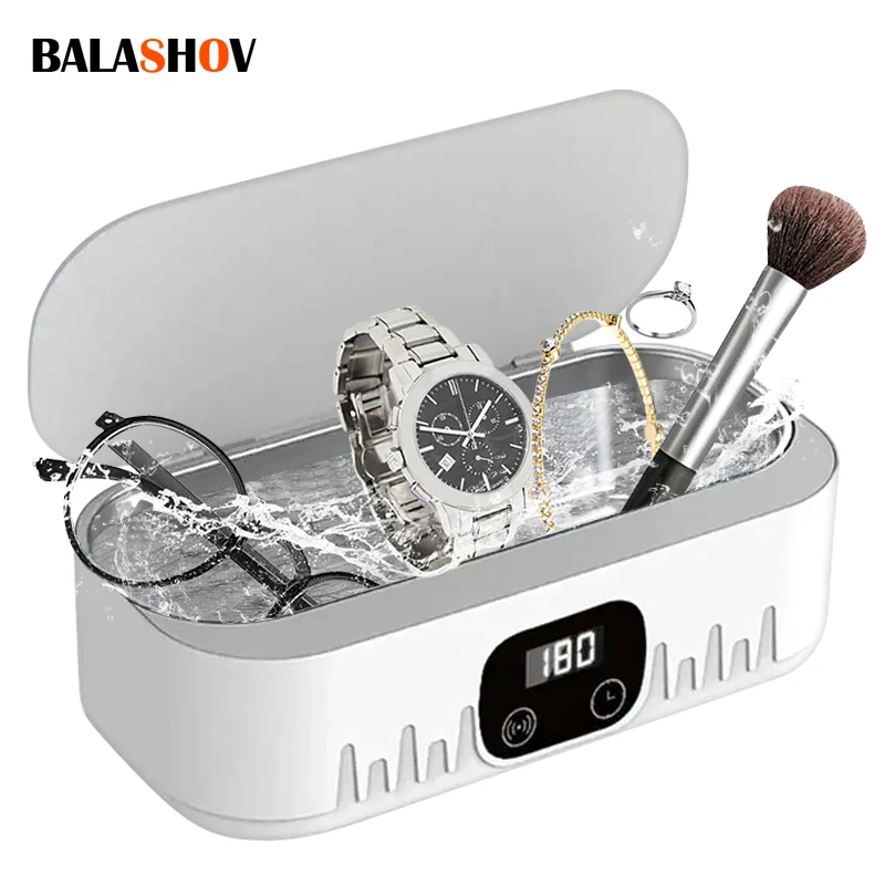 18W Ultrasonic Cleaner Dental Ultra Sonic Bath High Frequency Vibration Ultrasound Washing Machine for Glasses Jewelry US/EU/UK