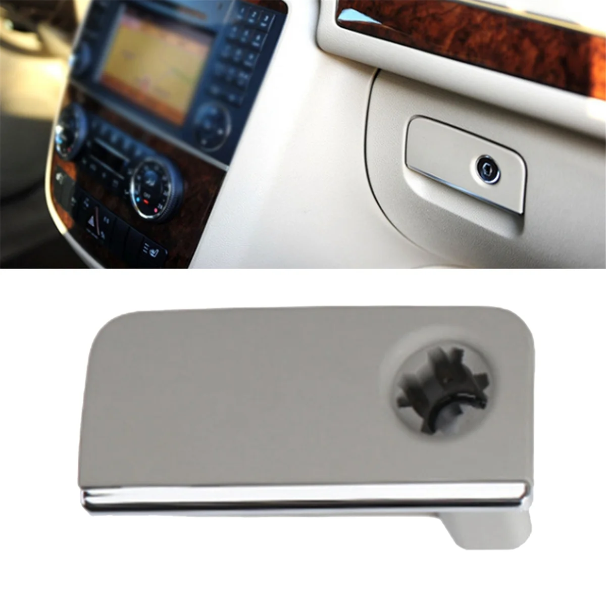 Car Glove Box Handle Lid for Mercedes Benz R CLASS W251 2006-2017 Toolbox Switch Buckle Handle image 2