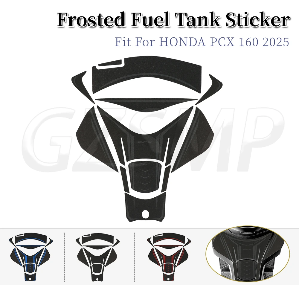 

Мотоциклетная матовая накладка на топливный бак, наклейка, водостойкая защитная наклейка, комплект, подходит для Pcx 160 PCX 160 2025