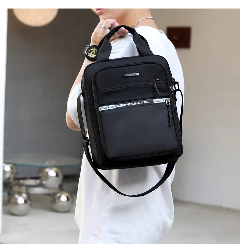 Schoudertas Voor Mannen Crossbody Tas Zakelijke Aktetas Grote Capaciteit Rugzak Messenger Bags Draagtas