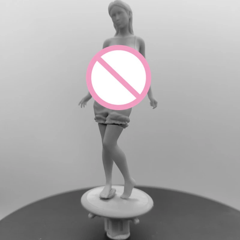 Figura de resina de chica japonesa, Kit de modelos ensamblados de 75mm a escala 1/24, Diorama sin montar, figuritas sin pintar, juguetes de Hobby