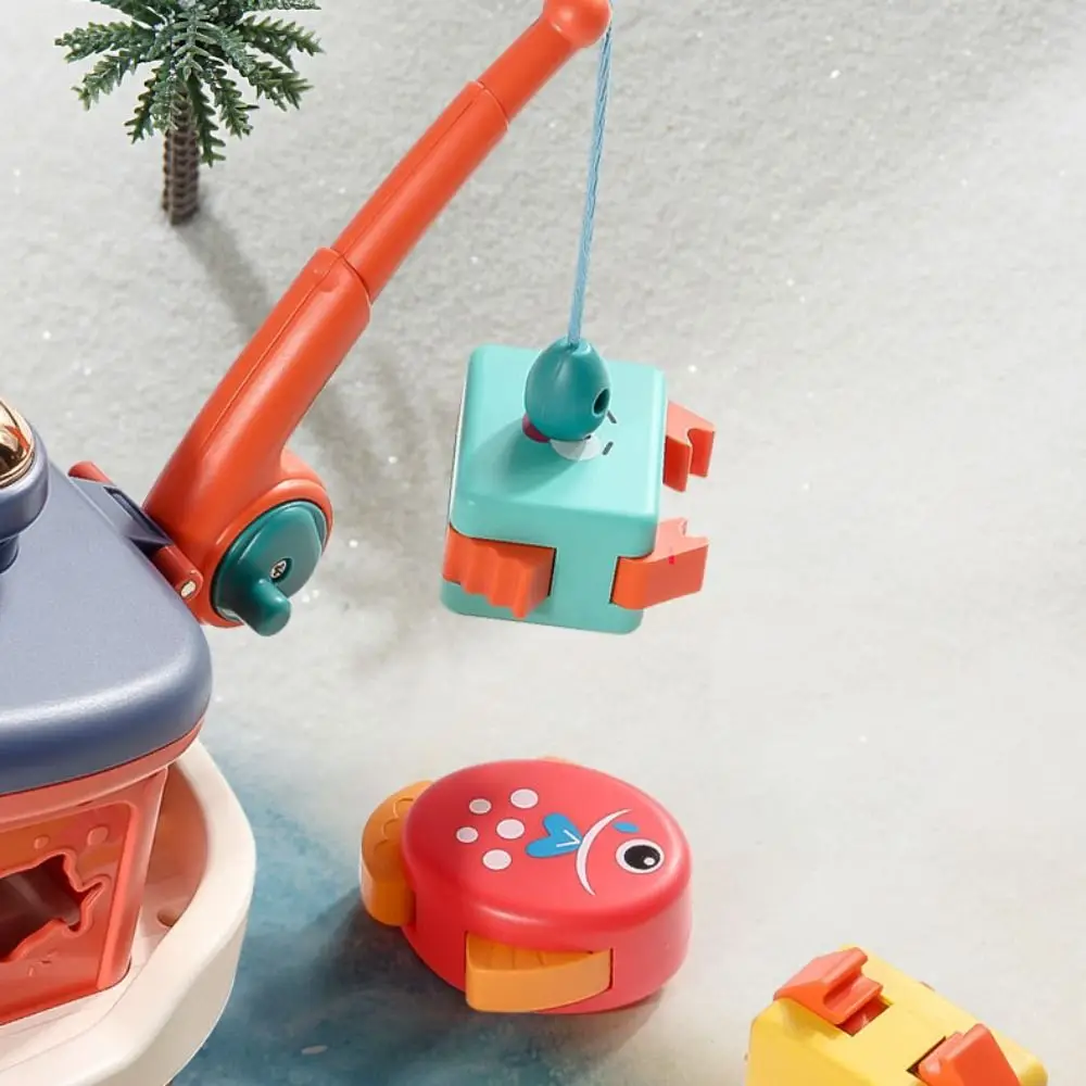 

Электрический круизный кораблик-игрушка для малышей с музыкой, звуковыми эффектами, светом и интерактивными функциями для рыбалки