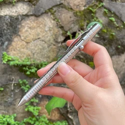 EDC Stainless Steel Sliding Ballpoint Pen Precision Crafted Writing Outdoor Travel Signature Business Stationery Handmade Gift