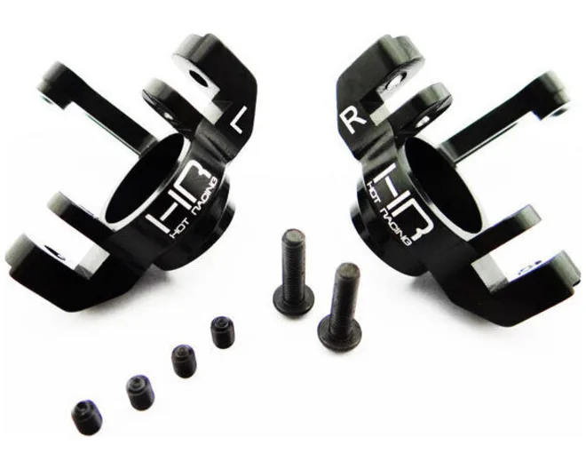 Hot Racing YET2101 Black CNC Aluminum Front Steering Knuckle for 1/10 Axial Yeti SCORE Trophy Truck EXO