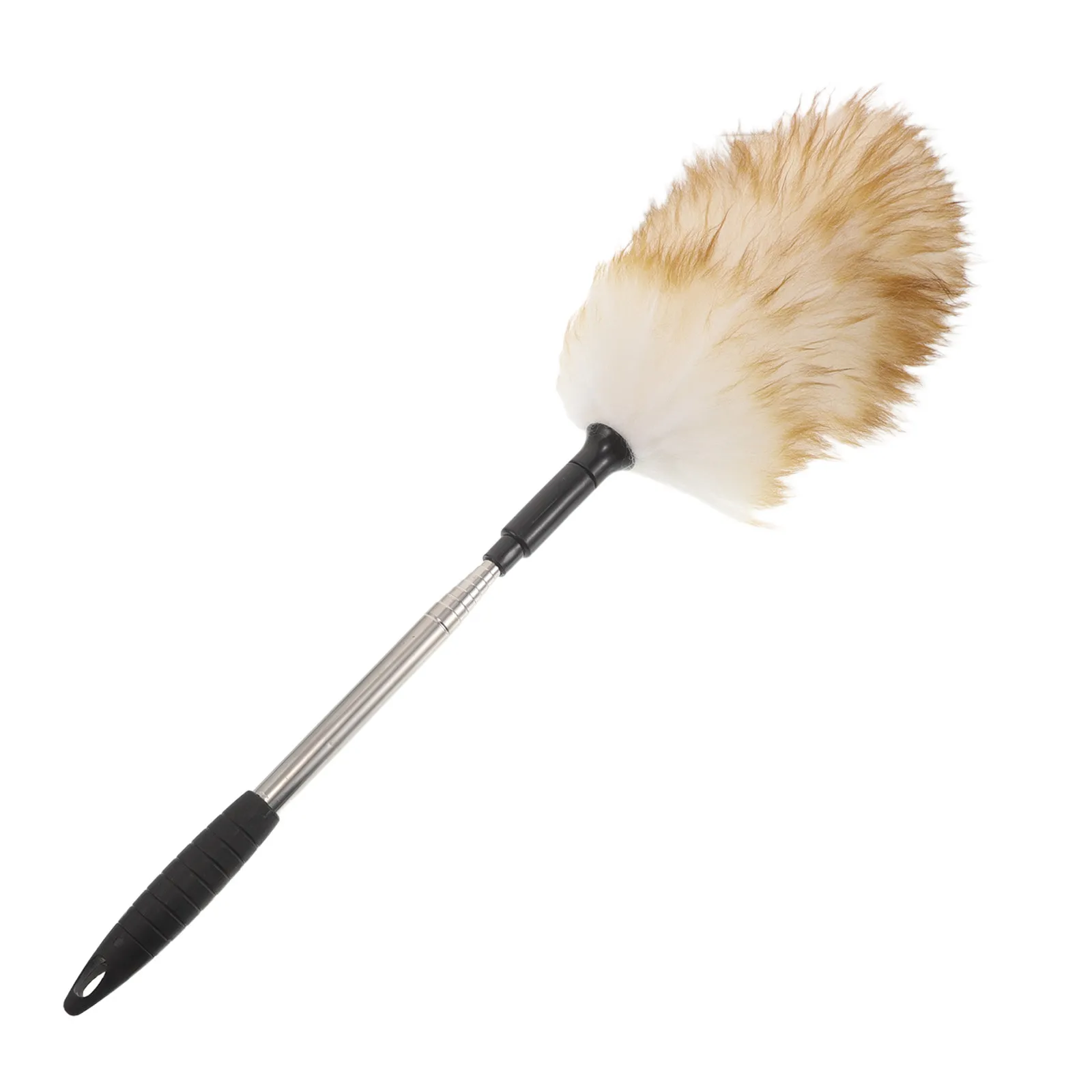 

30-55inch Long Handle Nonslip Duster For Ceiling Fans Cleaner Extendable Lambswools Duster With Stainless Steel Handle Duster