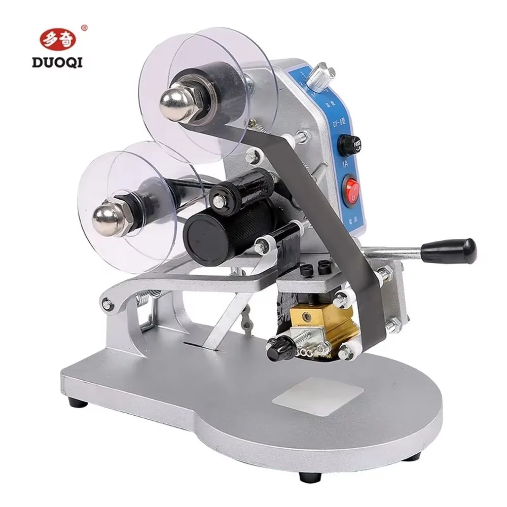 Manual Hot Stamp Ribbon Date Coder Printer Batch Coding Machine Factory Direct Supply for Expiry Number Printing