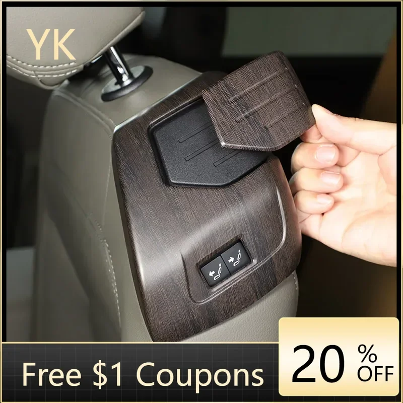 

For Land Rover Defender 90 2020-2024 ABS Carbon Fiber Car Front Seats Overturned Switch Cover Trim Interior Car Accessories