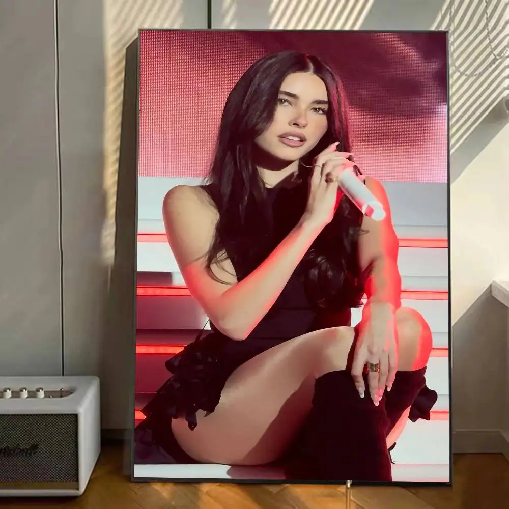 Singer Madison Beer Make You Mine Poster Gallery Prints Self Adhesive Home Decor Decoration Wall Decals Living Room Sticker