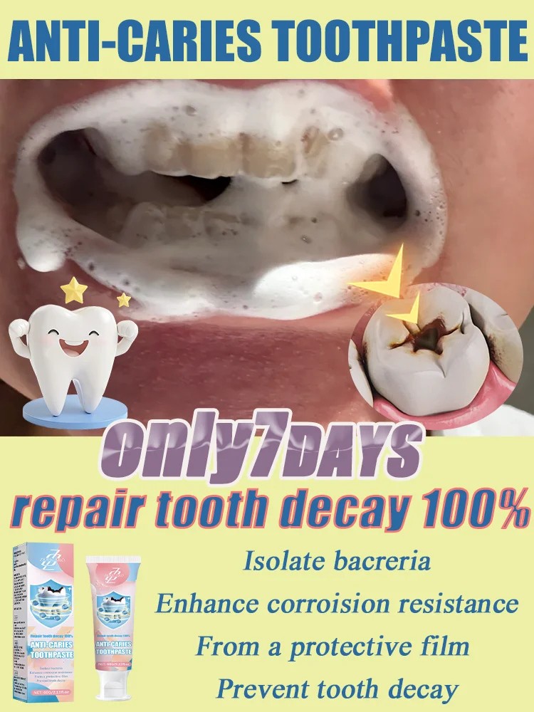 

Спаситель желтых зубов и кариеса! Удаляет пятна, восстанавливает и предотвращает повреждения.