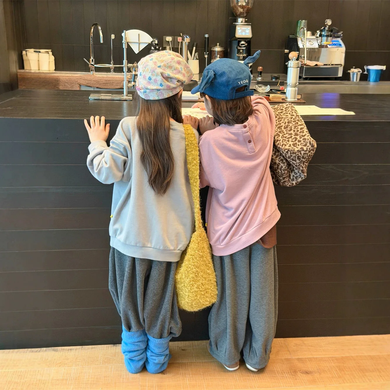 Autumn New Korean Style Simple Versatile Pullover 2026 Children Clothing Boys Girls Casual Round Neck Letter Prints Hoodie