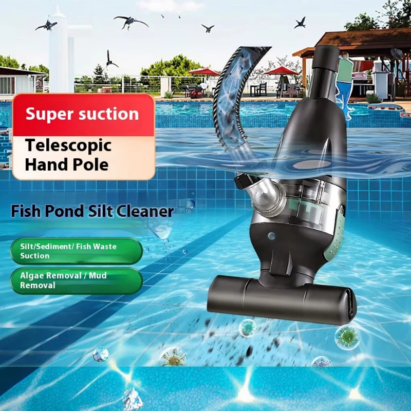 Fish Pond Bottom Cleaning Filter Pump PC1 EC3 EC4 Sludge Feces Suction Machine Fast Delivery