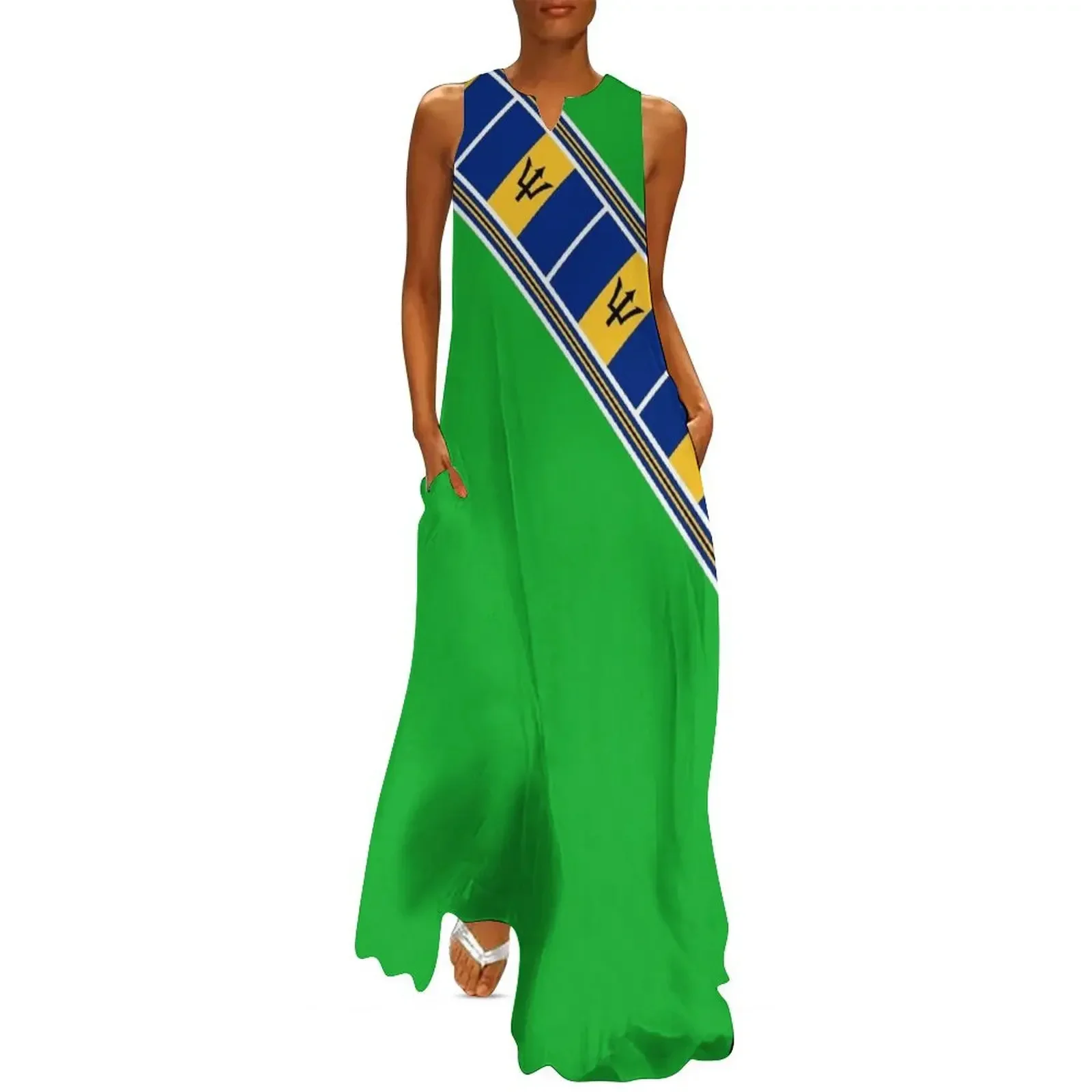 

Barbados Flag Gifts, Stickers & Products (N) Long Dress women clothes elegant guest wedding dress Dress