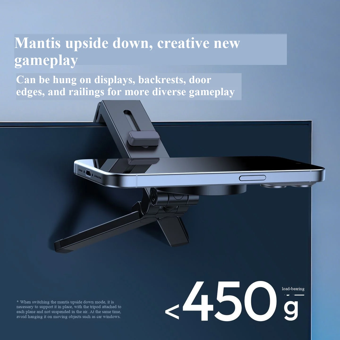 New magnetic phone holder, desktop clip holder, tripod, rotating outdoor travel mountaineering portable desktop holder view 3