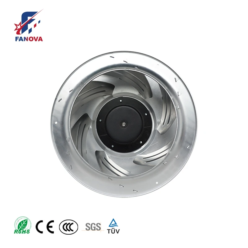 High-Efficiency 380V EC Centrifugal Fan 560mm High Air Flow With Backward Curved Exhaust Cost-Effective ODM & OEM Customizable