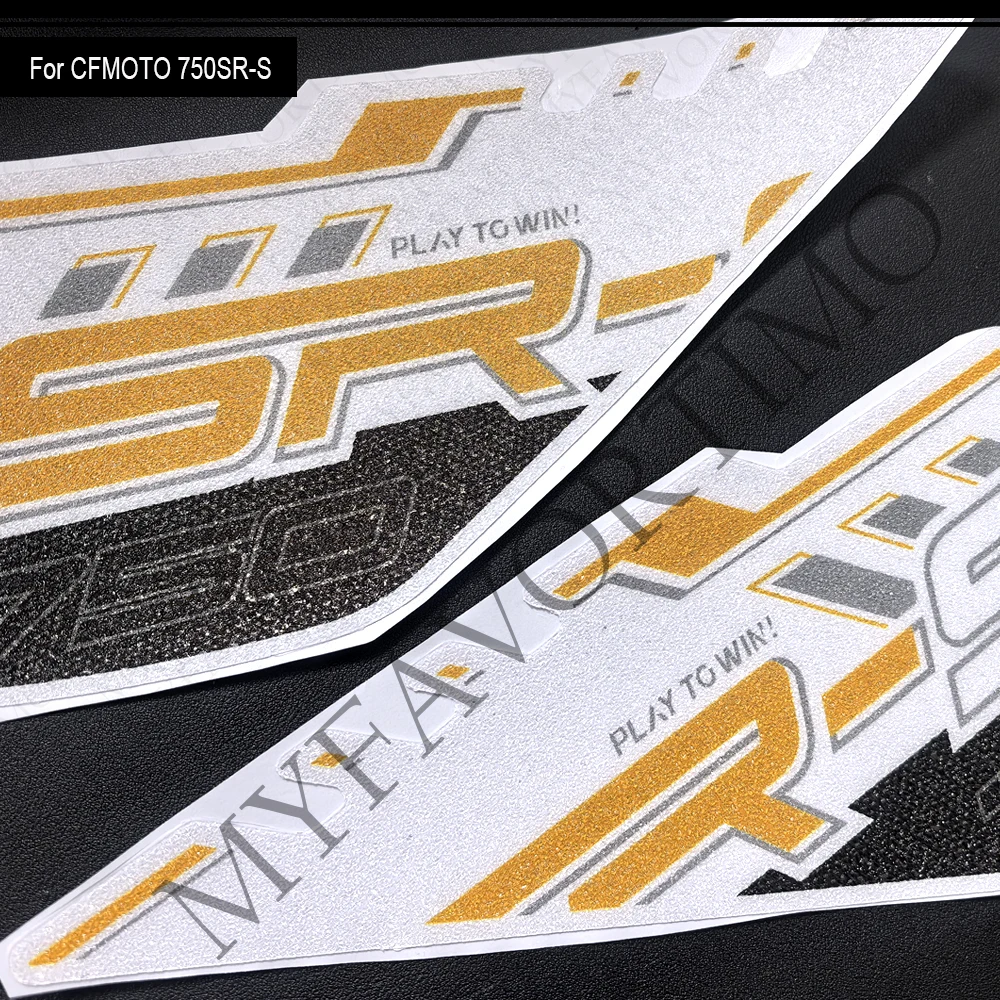 For CFMOTO 750SR-S 750SRS 750 SRS SR S 750SR Bike Motorcycle Frosted Fuel Oil Tank Pad Side Knee Grip Decal Protector Stickers