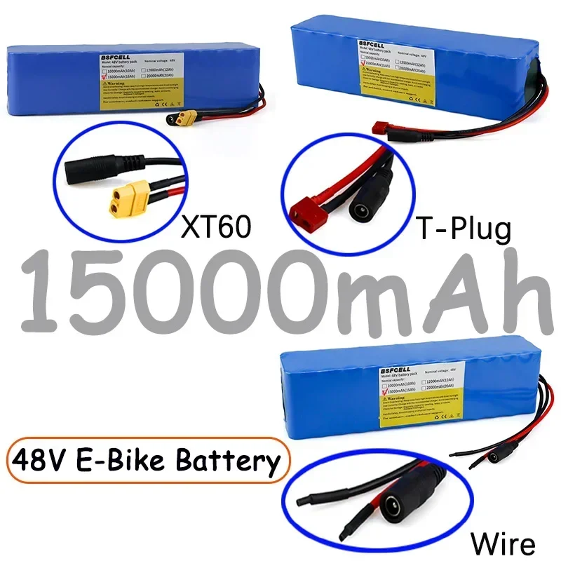 New Style 48V Lithium Battery 48V E-bike Battery, Ebike Battery 10Ah/12Ah/15Ah/20Ah With BMS For Ebike Battery