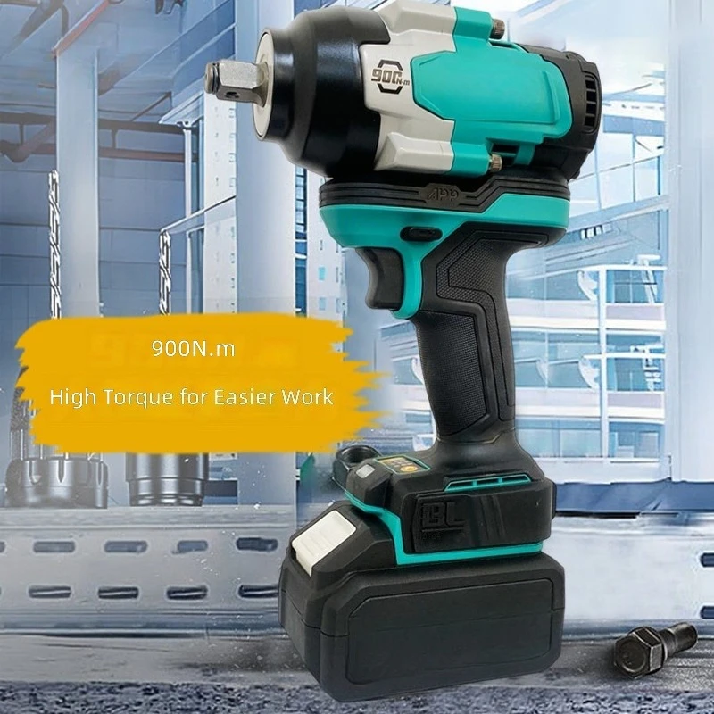 20-900 Electric Wrench A7 High Torque Brushless Rechargeable Lithium Battery Impact Wrench Woodworking Auto Repair Air Cannon