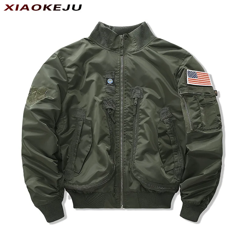 

Parkas New in Jackets Motorcycle Jacket Man Coat Winter Men Outerwear Men's Coats Clothing Clothes Luxury Cardigan Tactical Mens