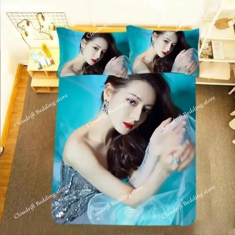 Di Li Re Ba HD Poster Pillowcase+ Duvet Cover Single Dormitory Student Knit Reba Lifestyle Photos Double Bedding Set