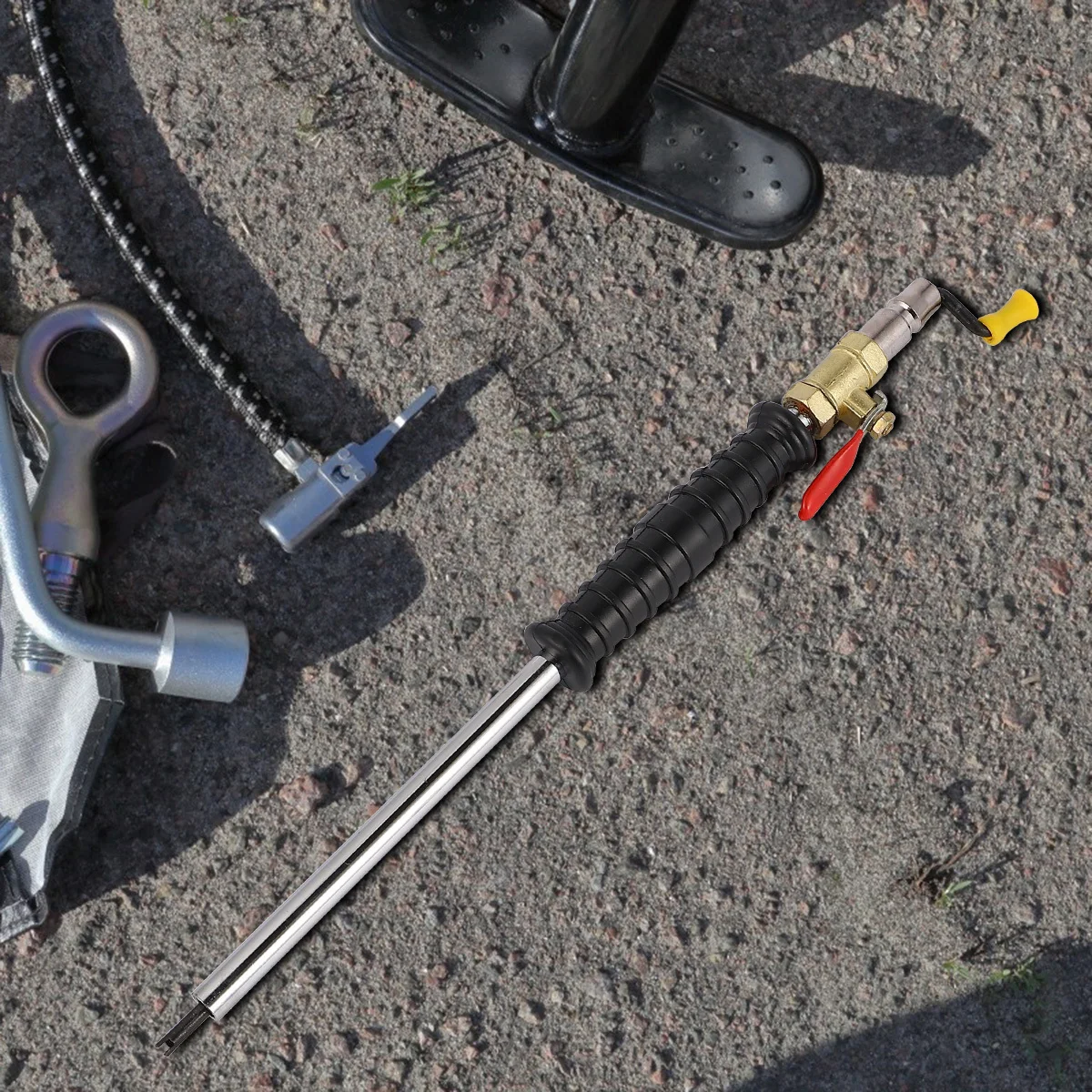 

1pc Multi-Functional Inflation Head Durable Tire Inflation Tool For Car Motorbike Bike Air Input Connector Tire Supply Repair