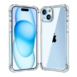 Luxury Shockproof Transparent Case For iPhone 15 14 13 12 11 Pro Max 12 Mini X Xs XR Max 7 8 6 Plus Silicone Bumper Cases Cover