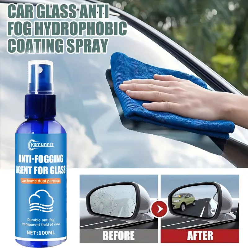 NEW All-in-One Easy-to-Use Defog Agent - For Auto, Motorcycle, Helmet & Eyewear, Works in Rain, Steam & Humidity