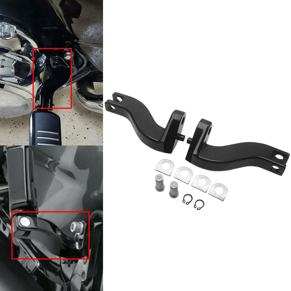 

Комплект крепления задних подножек для пассажира мотоциклов Harley Touring Road Electra Street Glide Road King 1993 года и новее