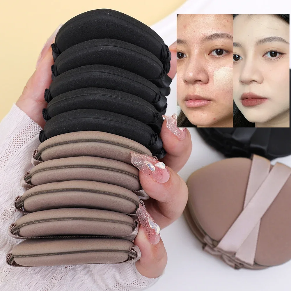 Gruby super miękki puszek do makijażu 10 SZTUK suchych i mokrych kosmetyków Puff Sponge Air Cushion Powder Puffs Foundation Concealer Narzędzia do makijażu