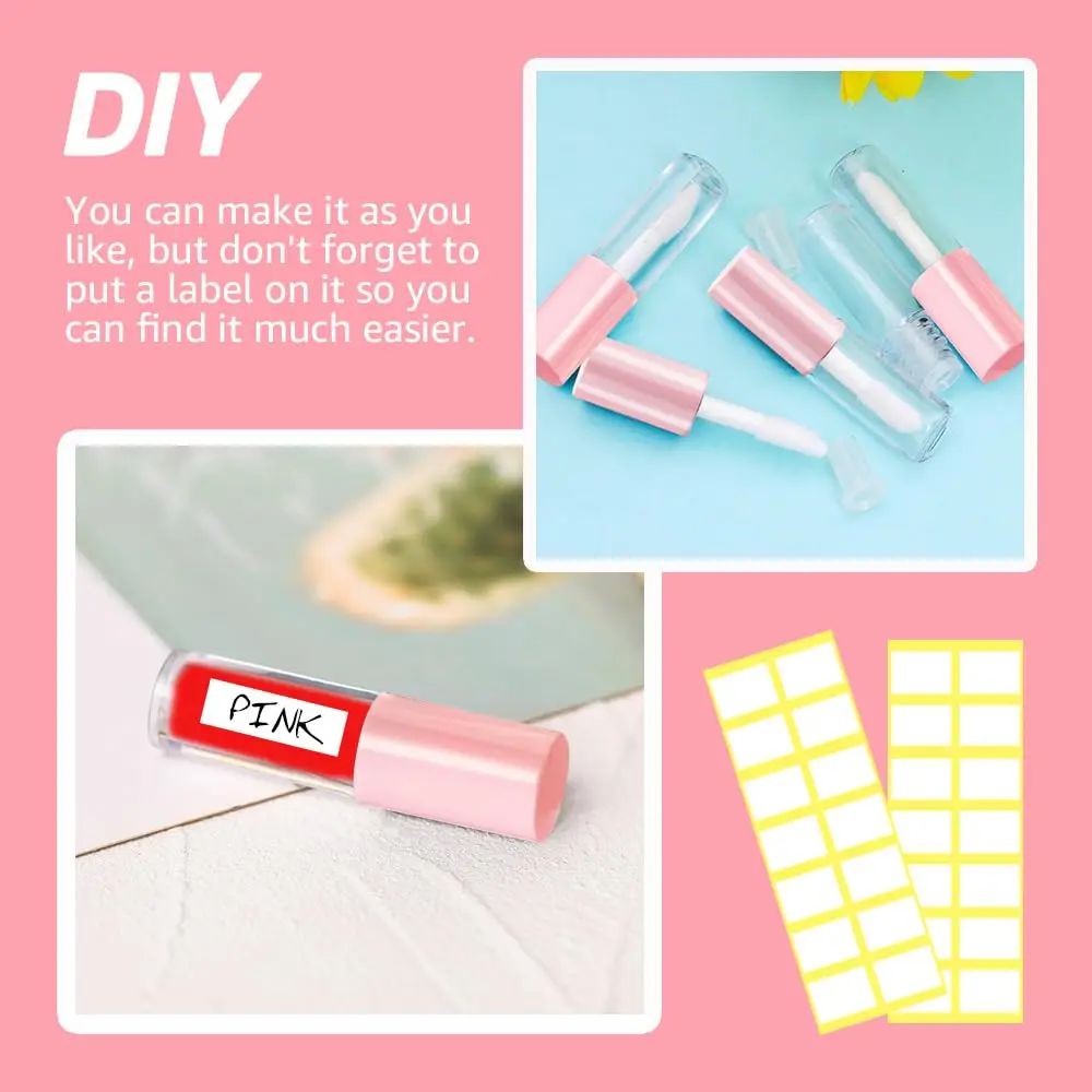100 Stück 1,2 ml Mini-Lipgloss-Tuben mit Applikator, Leere Nachfüllbare Lipgloss-Behälter für Reisen, Lippenbalsam-Tuben, DIY-Kosmetikbehälter – Detail 5