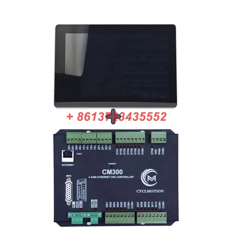 CNC 3/4/6-axis engraving machine control card supports RTCP, 3D real-time tool path simulation trajectory All-in-one machine