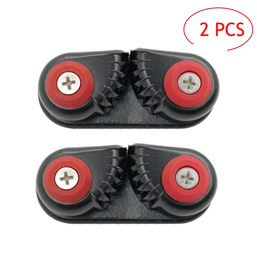 2PCS Kayak Cam Cleat Boat Canoe Sailing Boat Dinghy Aluminum Cam Cleats Fast Entry Kayak Cleats