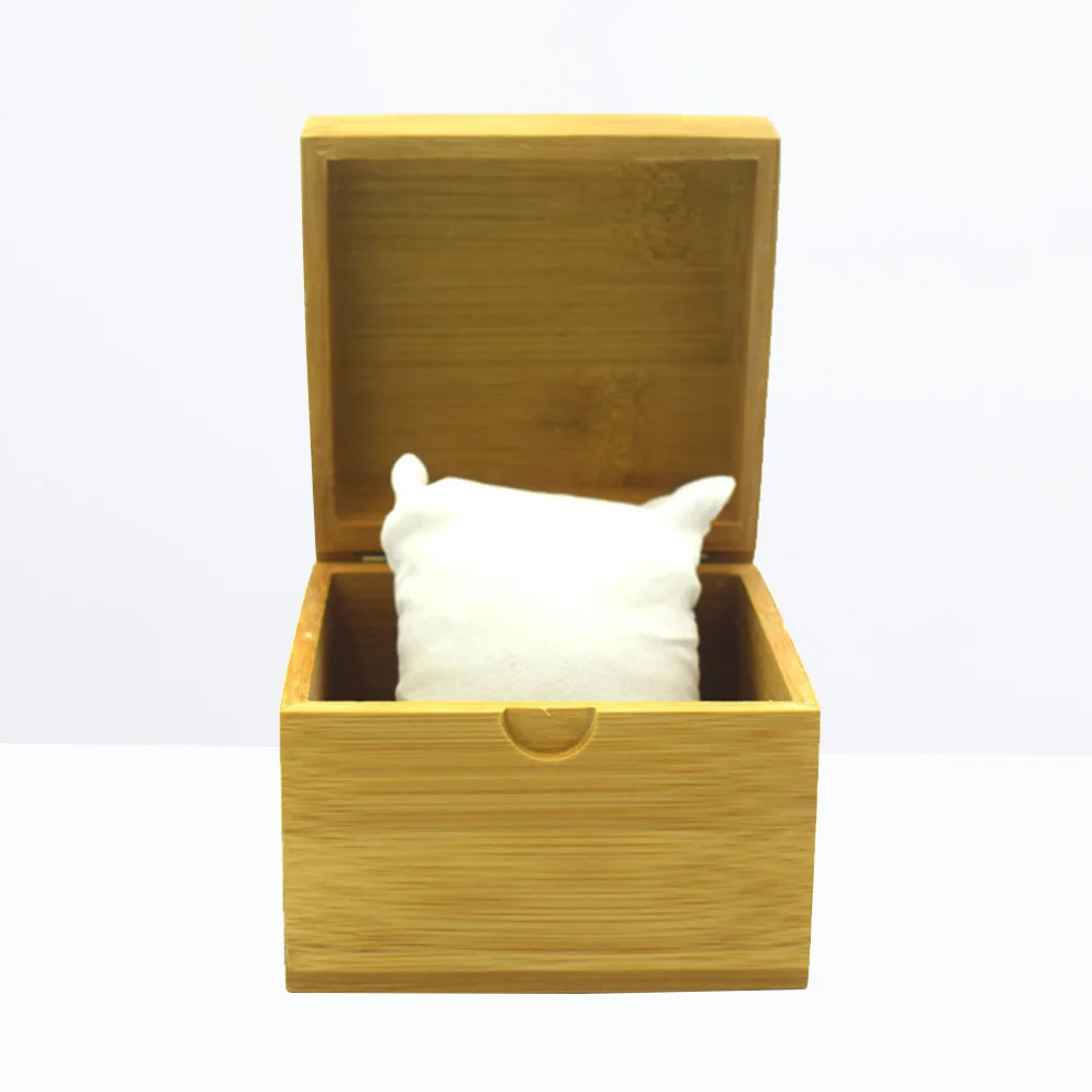 

Bamboo Watch Box For Fitness Tracker Units Watch Display Storage Case Jewelry Holder Organizer Gift Box