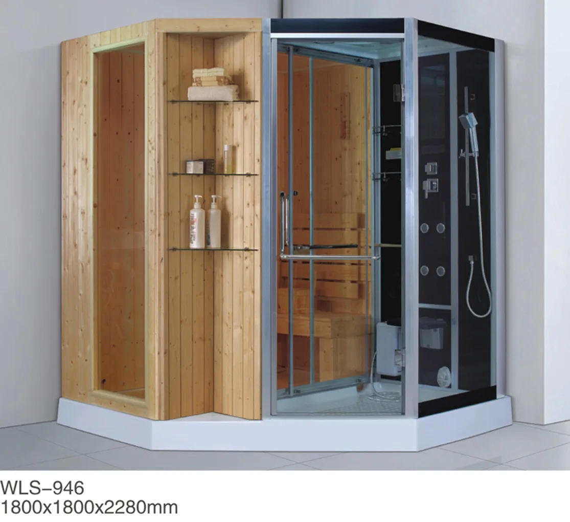 

Garden Steam sauna room Canada Western purely red cedar Pine 4 person Wooden Indoor far infrared sauna room