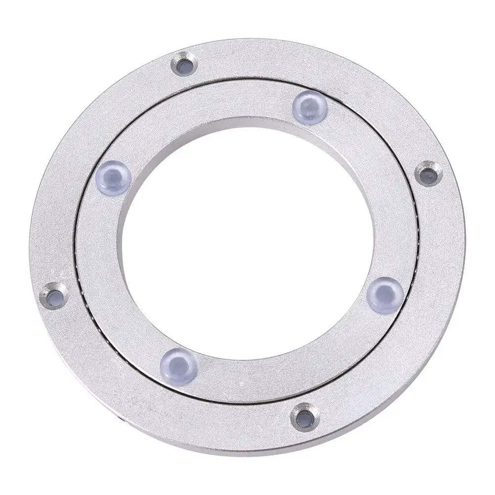 Aluminium Alloy Rotating Bearing Turntable Plate Smooth Swivel Plate Rotating Table for Home Decor