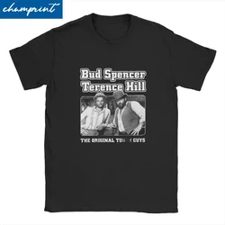 Terence Hill Italian Vintage Film T-Shirt Men Women Bud Spencer Awesome Pure Cotton Tees Short Sleeve T Shirt Graphic Clothing