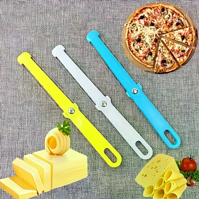 Cheese Cutter Slicer Pizza Divider Foie Gras Slicer: Ultra Thin Sharp Slices Butter Home Cooking Use