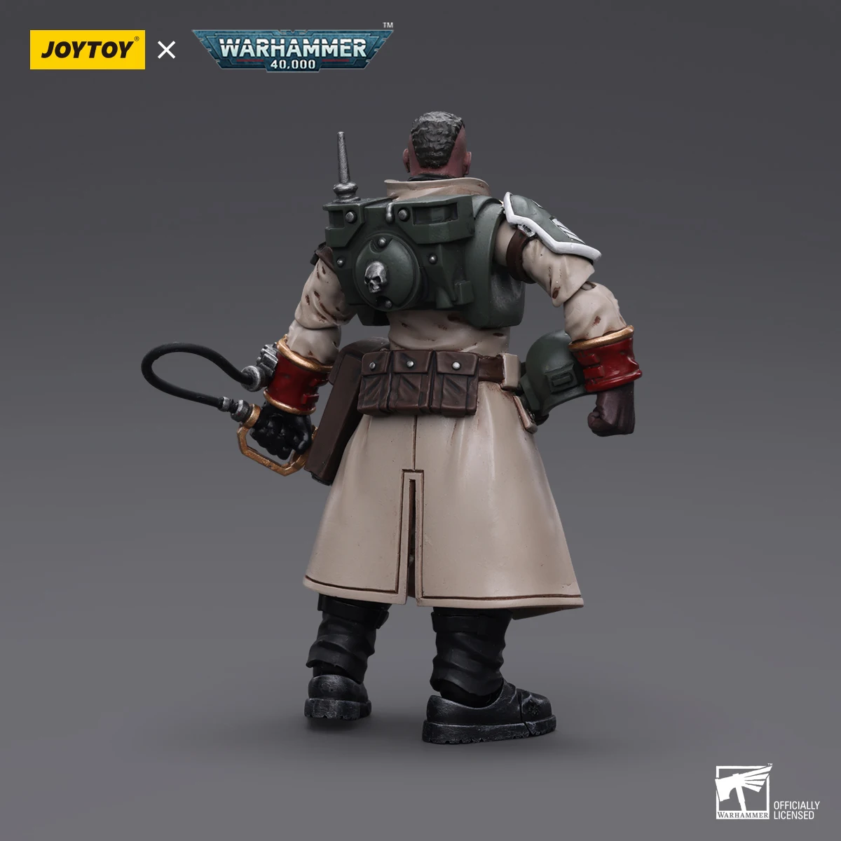 

【JOYTOY】Warhammer 40K Astra Militarum Cadian Command Squad Commander with Power Sword 1/18 Action Figure